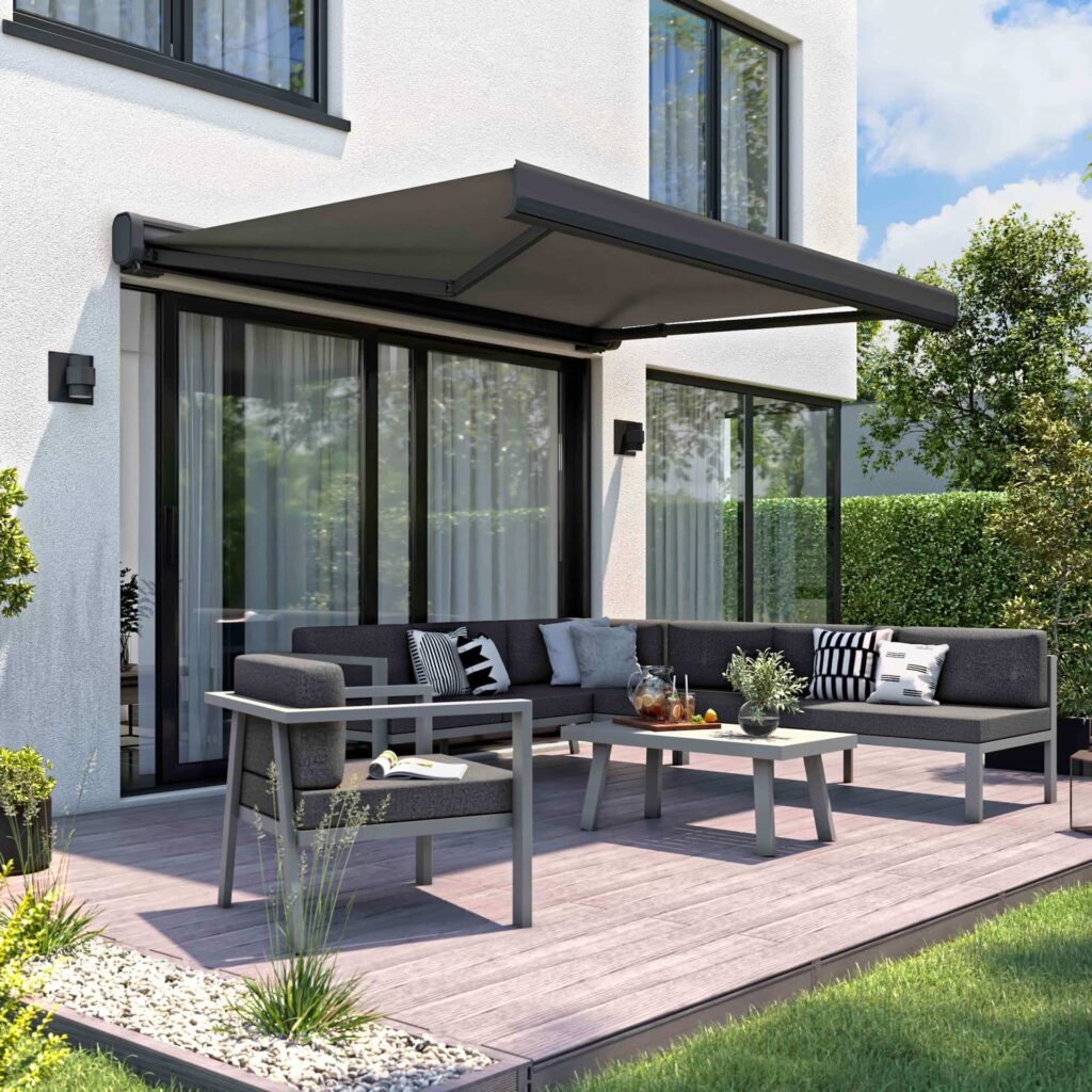 store banne pour ombrager terrasse
